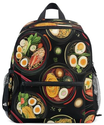 Sac à dos pour enfant, motif cocotte, œufs, crevettes, sac à dos pour garçon, sac à dos préscolaire, sac d'école maternelle, sac de voyage pour fille