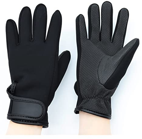 Dam Herr Simhandskar Dykhandskar 1,5 mm neopren Halkfria Varma Badhandskar Snorkel Surfhandskar(L)