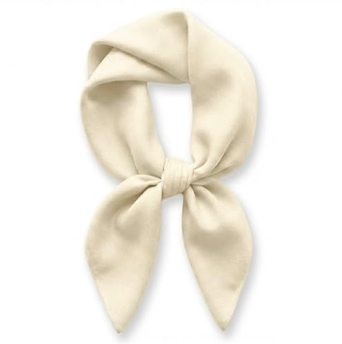 TigerTie Damen Nickituch Halstuch in einfarbig Uni - Weiches Tragegefühl - Tuchgröße 60 x 60 cm - 100% Baumwolle