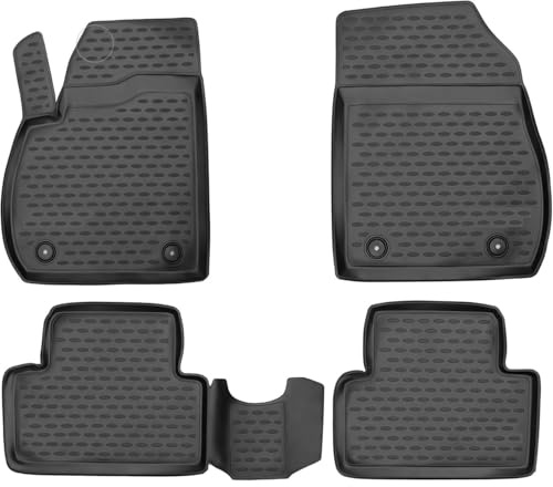 Element Passgenaue 3D Fussmatten Designed für BMW 7er, Mk5 (F02), 2008-2015, 4 TLG.