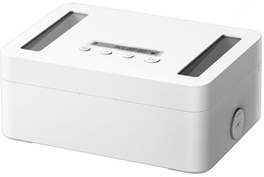 VAYDEER - Contenedor de Bloqueo de Tiempo de Metal: Caja de Almacenamiento Compacta e Higiénica con Cierre Temporal para Comida, Medicamentos, Móviles, Snacks, Alcohol