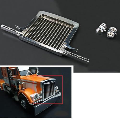 LESU Metall Frontnetz Stoßstange für einen King RC 1/14 Traktor Truck DIY Auto Modell
