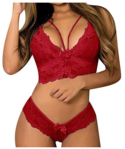 Sexiga underkläder kvinnor hög midja spets erotisk bh genomskinlig underkläder pyjamas kalsonger babydoll erotisk bh