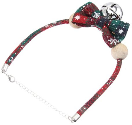 SUPVOX Functional Dog Collar Adorable Pet Collar Bell for Puppy Christmas Decorative Necklace for Dogs Cats