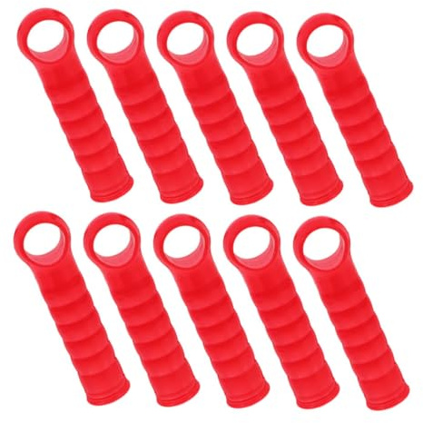 ABOOFAN 10pcs Mop Handle End Cap Broom Rod End Sleeve Plastic Handle Cap for Cleaning Pole Clothesline Stick