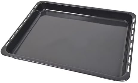 eRicambi® Leccarda Teglia Smaltata Nera per Forno - Compatibile con Electrolux, AEG, Zanussi, Rex, Zoppas - Dimensioni 466x385x40 mm - Rivestimento Antiaderente