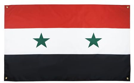 AZ FLAG Flagge Syrien 150x90 cm Fahne Syrische Leichtes Polyester 4 Ösen