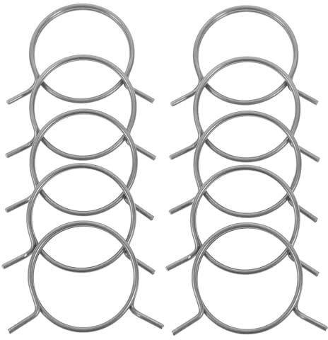SHINEOFI 10 Pièces Ressorts de Sécurité pour Porte Accessoires pour Serrure à Ressort Compatibles avec Portes Effraction et Serrures de Chambre Durable et Économique pour Remplacement