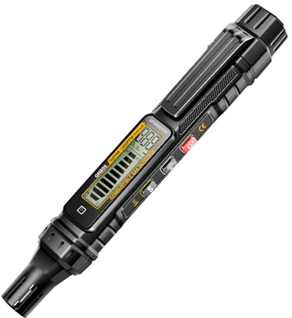 Combustible Leak Detector, Pen-Type Natural Gas Tester Stick, Compact Sensor with Audible, Visual Alarms for Detecting Gas Leaks in Indoor Air, Home, or Workplace Safety