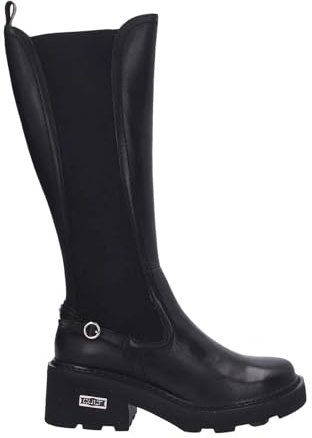 Cult CLW456700 Grace Black Stivali per Donna in Pelle con Lampo ed Elastico