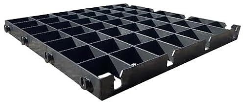 ECODECK Garden Shed Base Grid 2.25m x 1.25m Suits 7x4ft Greenhouses & Shed Bases | Full Eco Kit with Heavy Duty Membrane | Plastic Eco Paving Slab Base & Driveway Grid | Made in UK Recycled Plastic