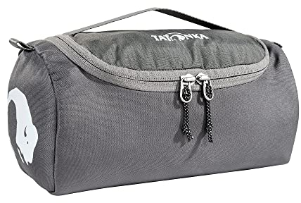 Tatonka Care Barrel - Kulturbeutel zum Aufhängen mit Spiegel und Fächern (Titan Grey)