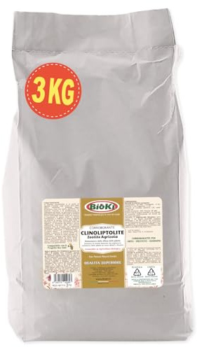 ZEOLITE CLINOPTILOLITE PER ORTAGGI, LIMONI, ARANCI E SEMPREVERDI, GRAN CONFEZIONE RISPARMIO DA 3 kg