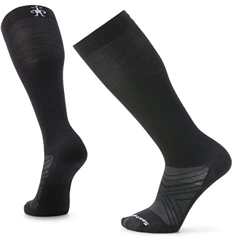 Smartwool Unisex Ski Zero Cushion OTC Strumpor, Black, M