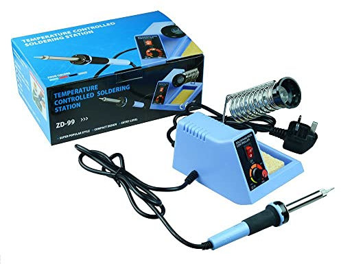 48W Temperature Adjustable Soldering Station Solder Iron Kit Electronics DIY Hobby Repairs (48w Station)