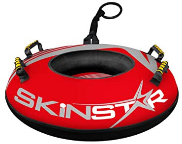 SkinStar Profi Snowtube Ø70cm Schlitten Bob Rodel Reifen Snow Tube Rodelreifen rot