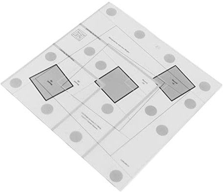 Règle de Courtepointe, Grilles Créatives Outil de Garniture de Cabane en Rondins Facile à Lire pour Couper Le Tissu (8 Pouces)
