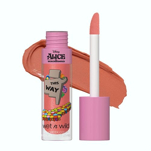 Wet n Wild Alice in Wonderland Colore di Labbra e Guance, Fard Naturale e Cremoso per Labbra e Guance, Formula Leggera che si Mescola senza Problemi, Tono This Way