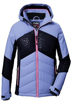 killtec Mädchen Skijacke/Jacke in Daunenoptik mit Kapuze und Schneefang KSW 342 GRLS SKI QLTD JCKT, lavendel, 164, 42075-000
