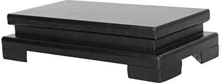 TOPBATHY Base Rectangular De Madera Para Maceta Soporte Para Estatua Budista Pedestal Versátil Para Decoración Interior Para Floreros y Jardinería