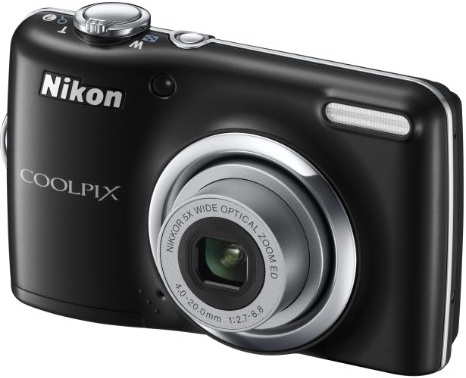 Nikon Coolpix L23 Digital Camera 10MP 5x Optical Zoom 2.7-inch LCD Black (Renewed)