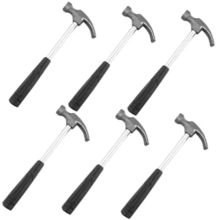 Operitacx 6pezzi Martello Piccolo Per Chiodi Da Martello Da Campeggio Minuscolo Per Fissare Tende All Aperto e Teloni Leggero e Pratico
