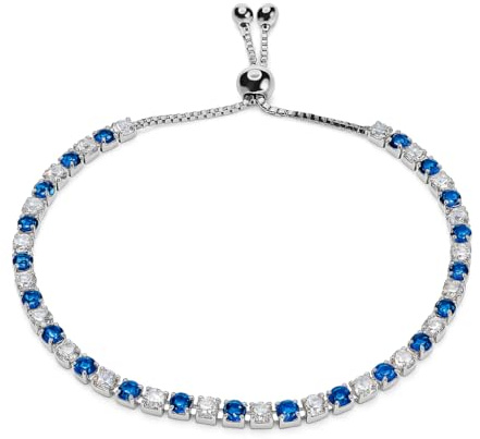Pulsera de tenis de acero con circonitas 5A de 3 mm, joya elegante para mujer y hombre, tamaño ajustable, cierre deslizante, hipoalergénico, idea regalo refinada, calidad Made in Italy, talla única