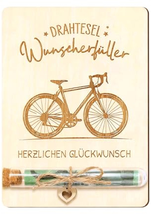 Verpackung Für Geldgeschenk Fahrrads, Fahrrad Originelles Geldgeschenk, Fahrrad Holz Verpackung Geldgeschenk Mit Reagenzgläser, Wunscherfüller Geldgeschenk Für Männer Frauen Radfahrer