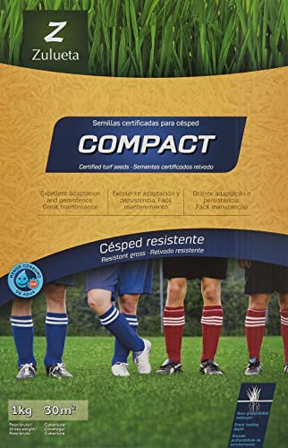Zulueta Compact Semilla césped, Verde, 29.00x19.00x6.00 cm