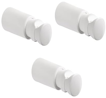 MB 3 étagères de support mural pour radiateurs sèche-serviettes et tubes horizontaux, capacité de charge jusqu'à 90 kg. Système anti-décrochage avancé. Diamètre des tubes de Ø16 à 30 mm - blanc