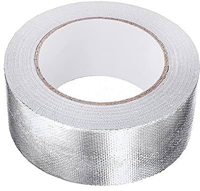 Ruban Isolant Thermique 1PC Voiture Moto Aluminium Feuille de chaleur Tour de chaleur Ruban adhésif Échappement de tuyaux de tuyau de tuyau de tuyau de réparation de la bande haute température résista