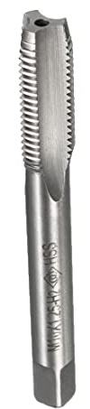 PATIKIL M10 x 1.25mm Filetto Fresatura Maschi H2 Acciaio ad Alta Velocità 3 Scanalature Dritte non Rivestito per Filettatura Maschiatura Strumento Fai Da Te Riparazioni Meccaniche