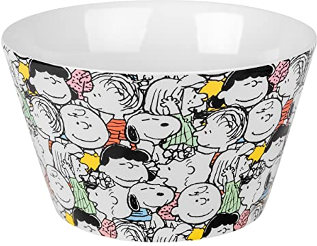 United Labels The Peanuts Bowl Snoopy - Cereal Bowl Blanco Allover Porcelana 500ml