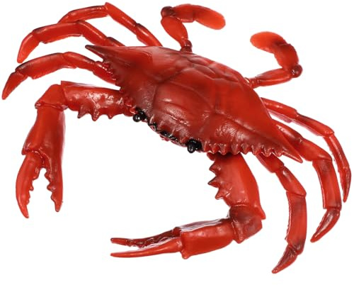 Gadpiparty Künstliche Realistische Krabbe - Kunststoff Meerestiere Modell für Kinder - Simuliertes Krabbe Spielzeug & Meereslebewesen Figur für Deko & Party - Pädagogisches Spielzeug Meerestiere