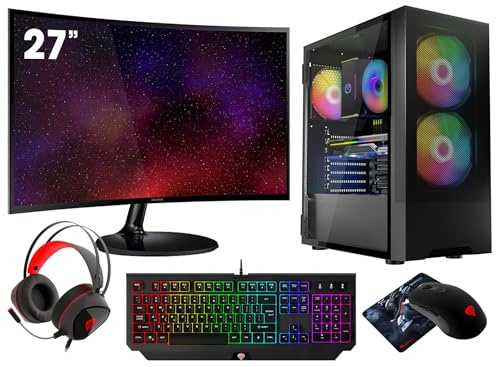 VIST PC Gaming Ryzen 7 5700G - RAM 32Go - RX VEGA8 - SSD 1To M.2 - WiFi - LCD 27 - Windows 11 Pro