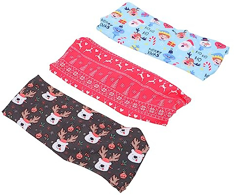 FRCOLOR 6 Stk Weihnachtsstirnband Stirnband Für Männer Rentier-schweißbänder Männer Stirnband Fußball-stirnbänder Kopfwickel Weihnachts-workout-stirnbänder Stillstirnbänder Polyester