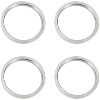 INFINAUTO Bagues De Centrage De Moyeu, 106Mm Od 93.1Mm Id Anneaux De Moyeu De Roue De Voiture En Alliage D'Aluminium Ton Argent, 4 Pièces