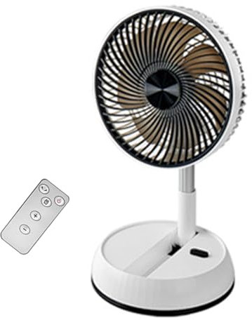 BIGULA Ventilatore pieghevole silenzioso Ventilatore pieghevole USB Potente ventilatore silenzioso Ventilatore portatile Ventilatore da comodino Adatto per camera da letto, ufficio e scuola