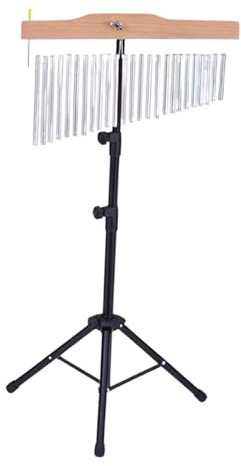MagiDeal Bar Chime Single Row Portable Performance Beginners Professionals Premium Musical Percussion Instrument Wind Chime Percussion, 25 Note