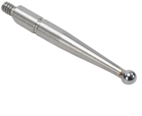 Hartmetallspitze für Messuhr, Kugel mit 2 mm Durchmesser, metrisches M1,6-Gewinde, 0,9 mm Länge, kompatibel mit der 513er-Serie (103006)