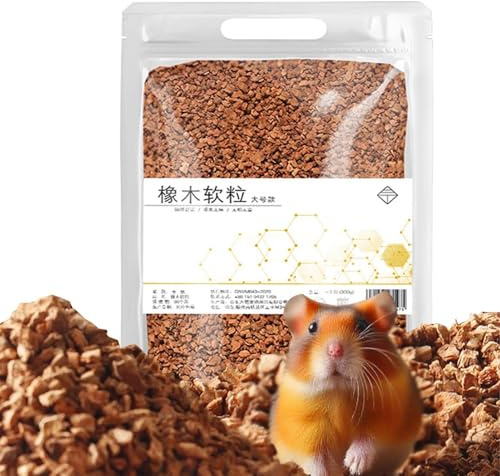 Örngottsunderlag, Komfortabsorberande naturlig smådjursströ, Bo- och redmaterial för hamster, gerbil, För Ekorrar Möss Kaniner Gerbiler