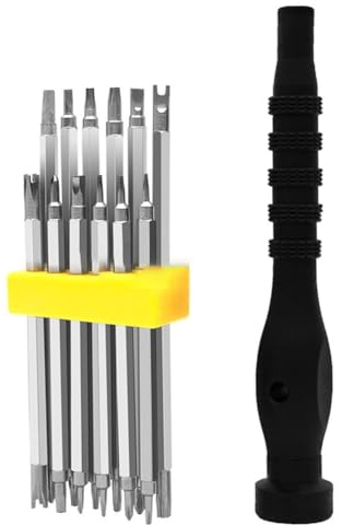 WheatThrive Juego de destornilladores de 12 pulgadas, kit de reparación para Torx, Y, U, puntas triangulares, herramienta portátil para electrónica, electrodomésticos