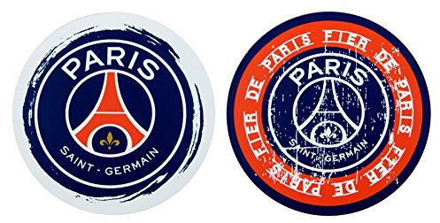 PSG Dessous de Verre Duo 2 PVC Multicolore 10,5 x 14 x 1 cm Set de 2 Pièces