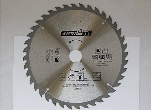 1 HM Kreissägeblatt für Holz und Kunststoff - 40 Zähne – Ø 250 mm x 30 mm/Sägeblatt/Kreissägeblätter