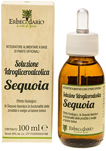 Sequoia Gemmoderivato Integratore Prostata e vie urinarie, Integratore Uomo con Azione Tonica sull'Organismo, Soluzione Idrogliceroalcolica - 100ml