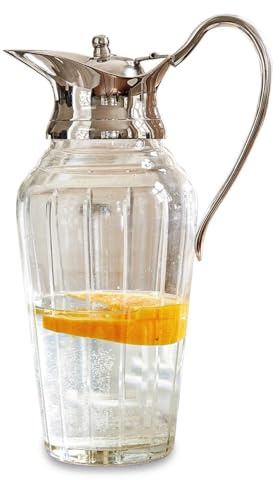 LOBERON Caraffa Braux, trasparente/argento