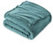 FARFALLAROSSA Mantas para Sofa Grande, Manta Polar Franela Extra Suave,Verde Agua 130 x 160 cm,para Toda Estación