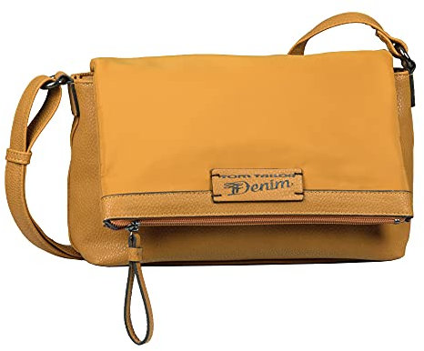 Denim TOM TAILOR bags CALA Damen Umhängetasche M, mango, 26x7.5x16.5