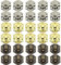 Dzsomt 30 Pezzi Box Latch Hasp Vintage Hasp Chiusura Serratura Chiusura Scatola Fermaglio Chiavistelli in Ferro Metallo Retrò Chiusura Cassetti Hasp con 120 Viti per Armadietto Portagioie in Legno