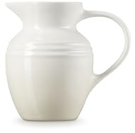 Le Creuset Jarra pequeña de cerámica de gres, 600 ml, 550 g, Meringue, 80903067160005